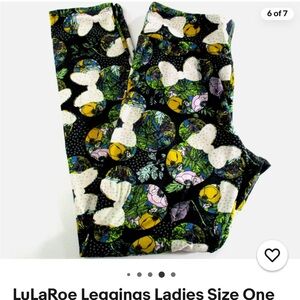 LuLaRoe Black Leggings mini mouse Comfortable Stylish Bottoms size 2-10